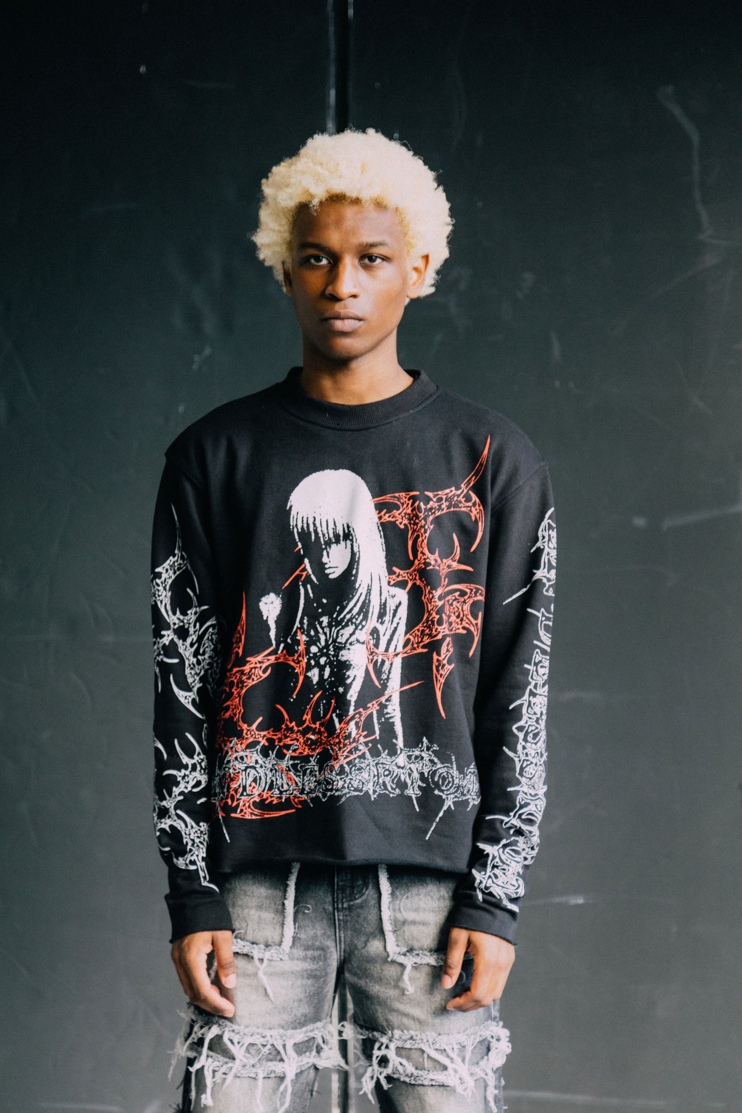 TORN SWEATSHIRT