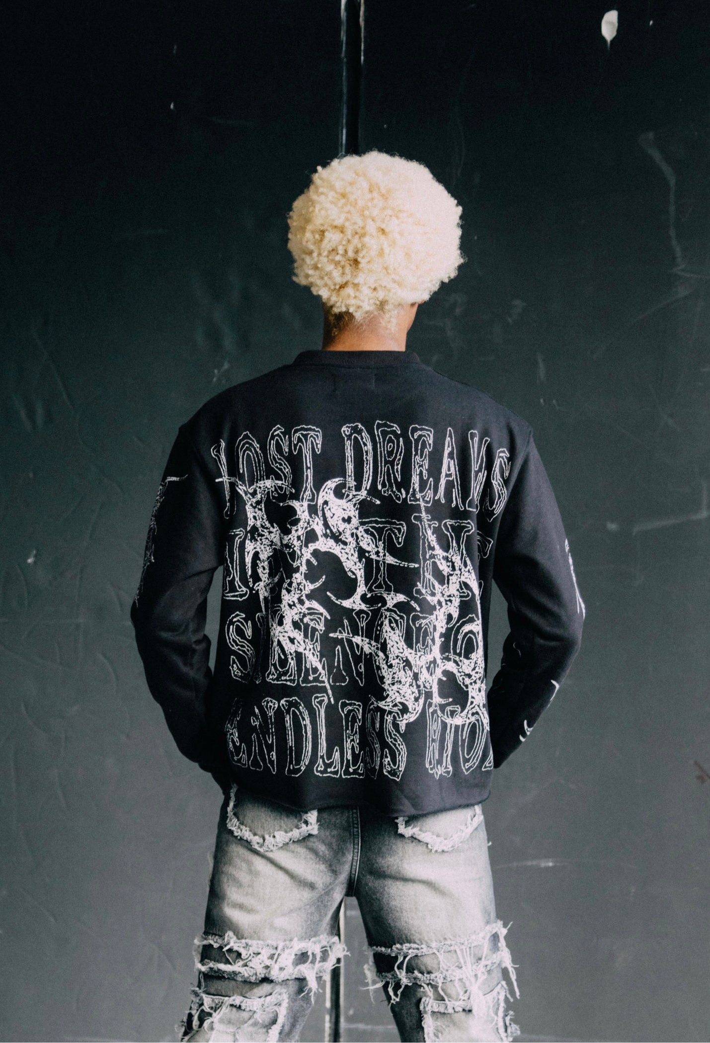 TORN SWEATSHIRT