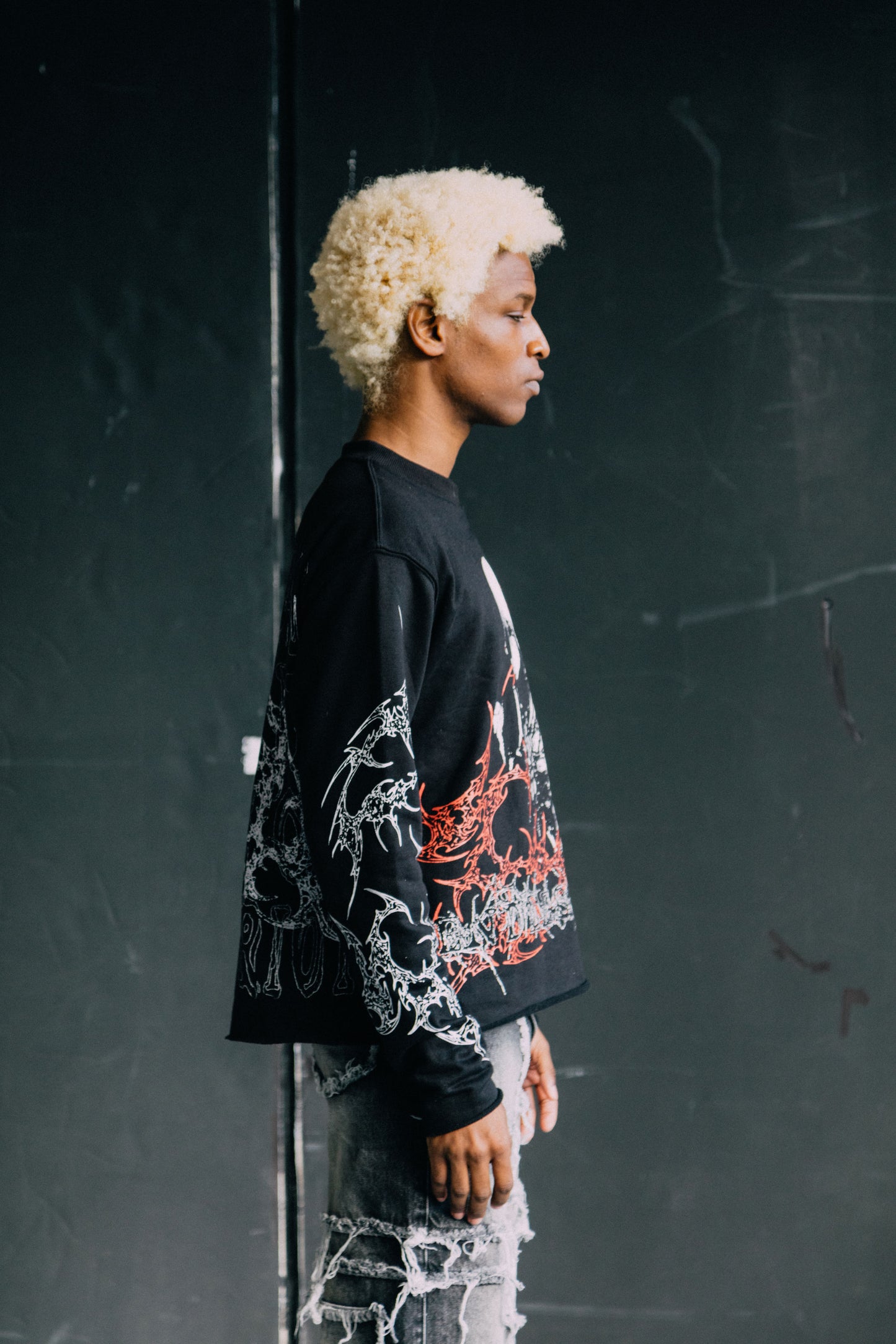 TORN SWEATSHIRT